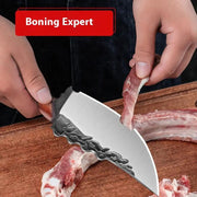 Hand-forged Red Pear Solid Wood Handle Outdoor Camping Handle Meat Knife TIGU30 by China Dropship