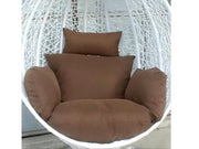 Cushion Pad Seat Set High Quality For Hanging Basket Chair - Coffee Brown by dealonline.co.nz