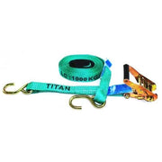 TITAN Tie-Downs Tiedown - 1.0T Titan Green 6.5m Titan 1T Green 6.5m Tie Down Strap Pro Grade