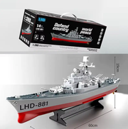 60cm Large RC Battleship 1:390 2.4G Gift Toy for Kids and Adults by dealonline.co.nz
