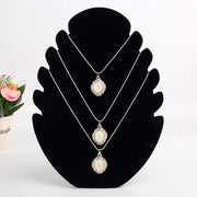 VELVET DISPLAY NECKLACE STAND - BLACK by dealonline.co.nz