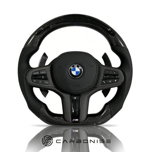 BMW Steering Wheel (Carbon Fiber+Perforated Leather) #31 by CARBONISE