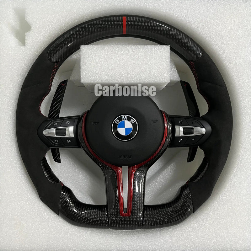 BMW Steering Wheel (Carbon Fiber+Alcantara) @31 by CARBONISE