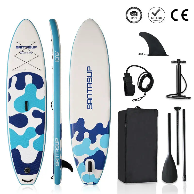 Inflatable SUP Paddle Board for Beginners (Surfing) by Action Outdoors Limited