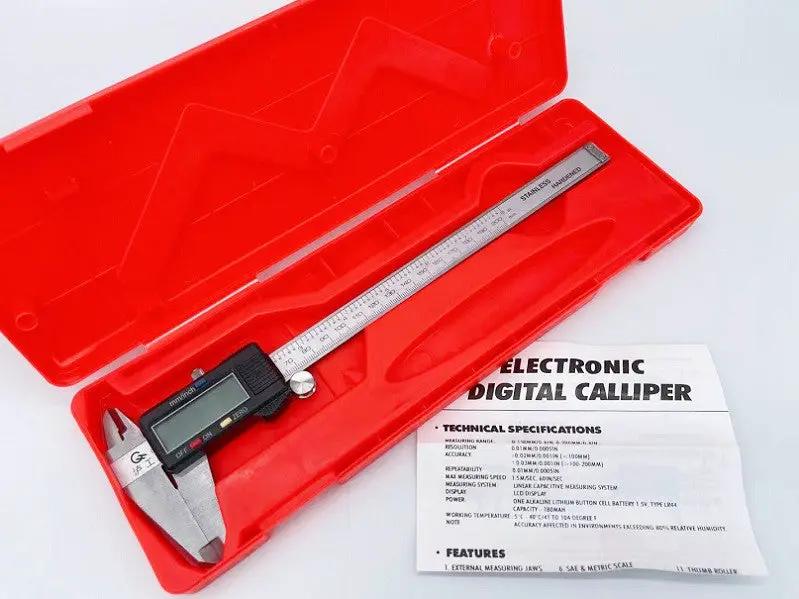 200mm Stainless Steel Digital LCD Vernier Caliper by dealonline.co.nz