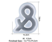 Alphabet Letter Moulds - Individual - Super Large by Resin Art NZ