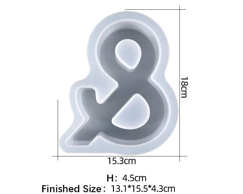 Alphabet Letter Moulds - Individual - Super Large by Resin Art NZ