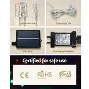 SportZone.co.nz Occasions > Christmas > Outdoor Decorations & Lights 320 LED 5M Christmas Lights Solar String Fairy Light Jingle Jollys 320 LED 5M Christmas Lights Solar String Fairy Light Jingle Jollys