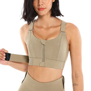 Mead's Supply & Equipment Outfitters limited Women's Activewear Plus Size High Impact Front Zip Sports Bra For Women Polyester Plus Size High Impact Front Zip Sports Bra Polyester