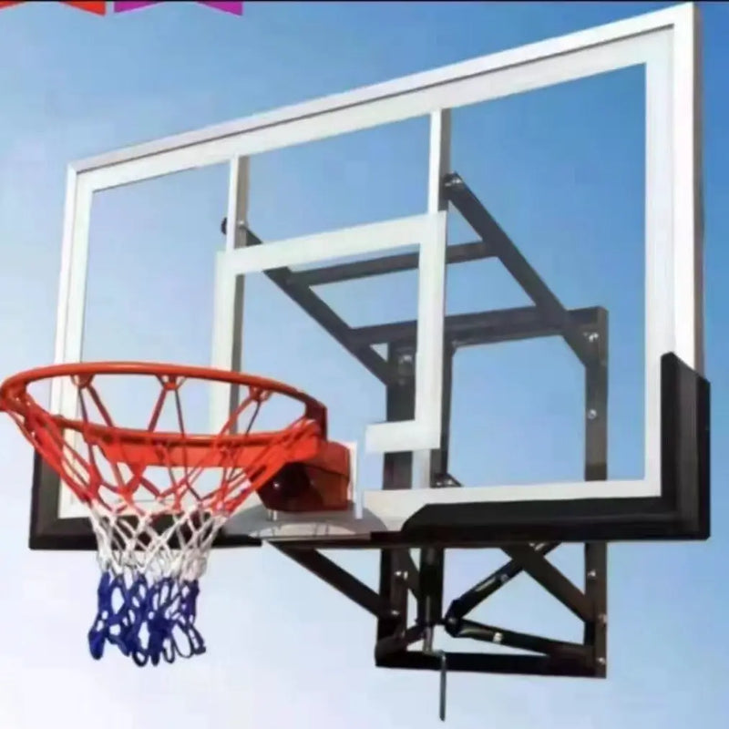Action Outdoors Limited Adjustable Wall-Mounted Basketball Hoop for All Ages Adjustable Wall-Mounted Basketball Hoop for All Ages