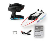 RC Boat 32CM Control Electric Boat Speedboat for Summer Children Toy White by dealonline.co.nz