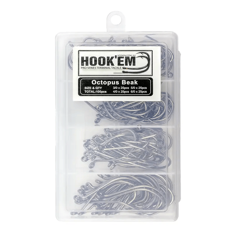 Hook Em Octopus Beak Bulk Pack - X x Each Size - X, X, X and X