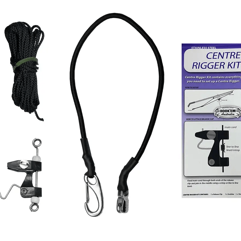 Hook Em Centre Rigger Shotgun Kit For Ext Rod Holders 10ft Poles