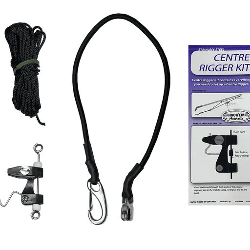Hook Em Centre Rigger Shotgun Kit For Ext Rod Holders 10ft Poles