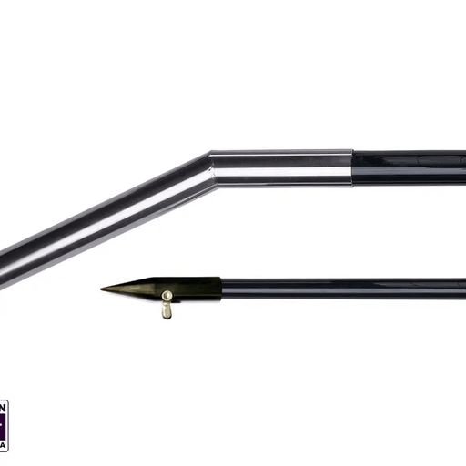 Hook Em Bent Shotgun Ext Rod Holder With 10Ft Fibreglass Poles Rigging Kit