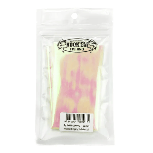 Hook Em Sabiki Rig - X x X# Hooks - Incl Fish Skin, COLOUR Bead & Hook Rig - Xlb Main Line Xlb Drop Line