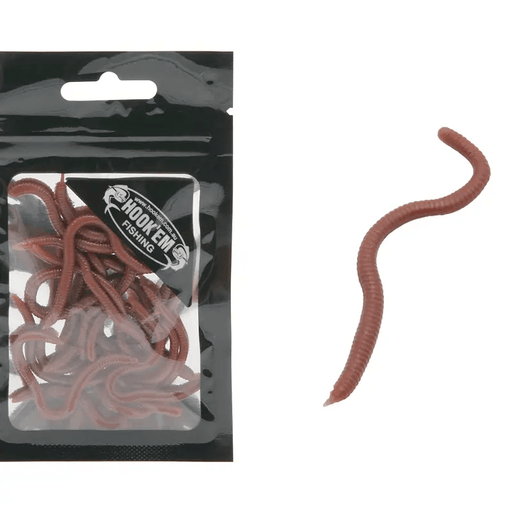 Hook Em Soft Plastic Worms Natural Australian Made Lures
