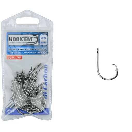 Hook Em Octopus Circle Inline X Hooks - Suitable for Tournaments - X Per Pack