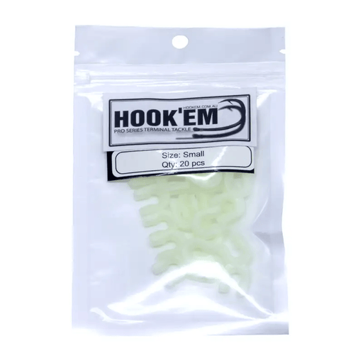 Hook Em Lumo Thimbles Small Pack Of 20 Rigging Hardware