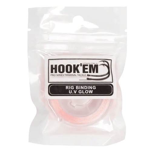 Hook Em Rig Binding UV Glow 45mm Spool Australian Made
