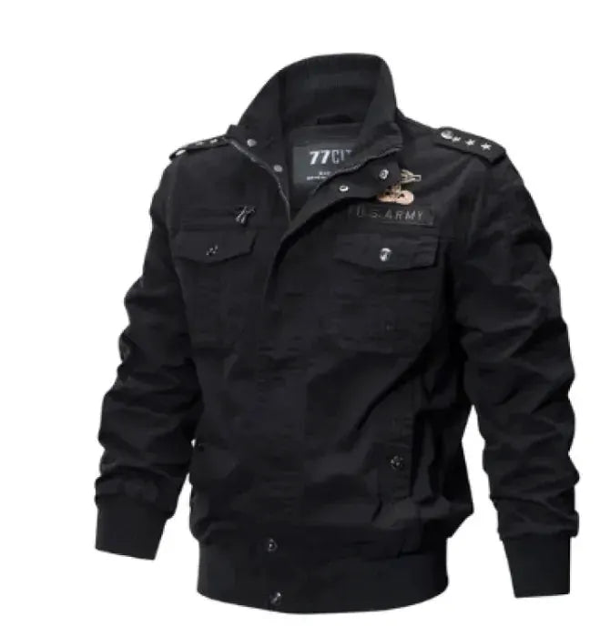 Tactical Flight Army Jacket - Military Bomber Jacket with Cotton Construction | Plus Size Available by Mead's Supply & Equipment Outfitters limited