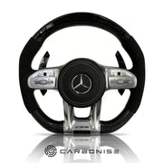 Mercedes-Benz Steering Wheel (Carbon Fiber+Alcantara) #33 by CARBONISE