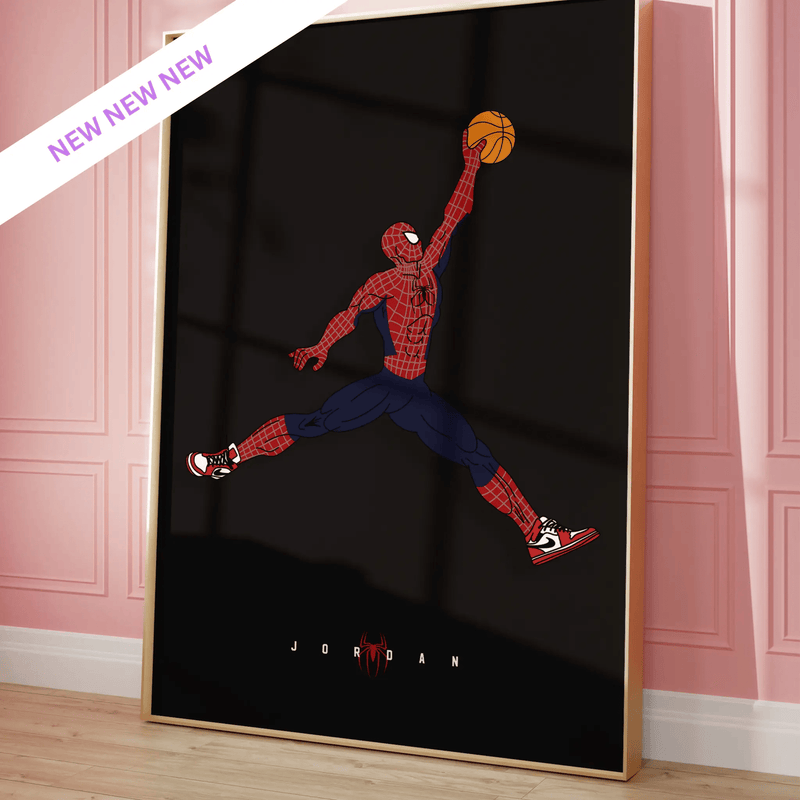 Spidey x Jordan Limited Edition by Blank Wall Print Shop