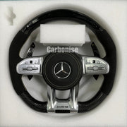 Mercedes-Benz Steering Wheel (Carbon Fiber+Alcantara) #33 by CARBONISE