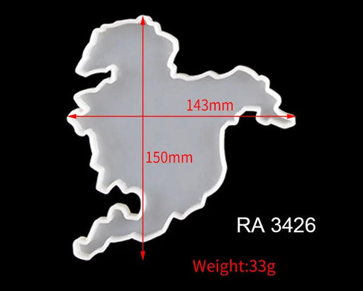 World Map Moulds - North America by Resin Art NZ
