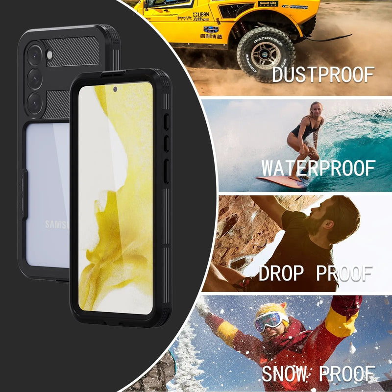 Samsung S23 Plus Waterproof Case RedPepper by salelink.co.nz