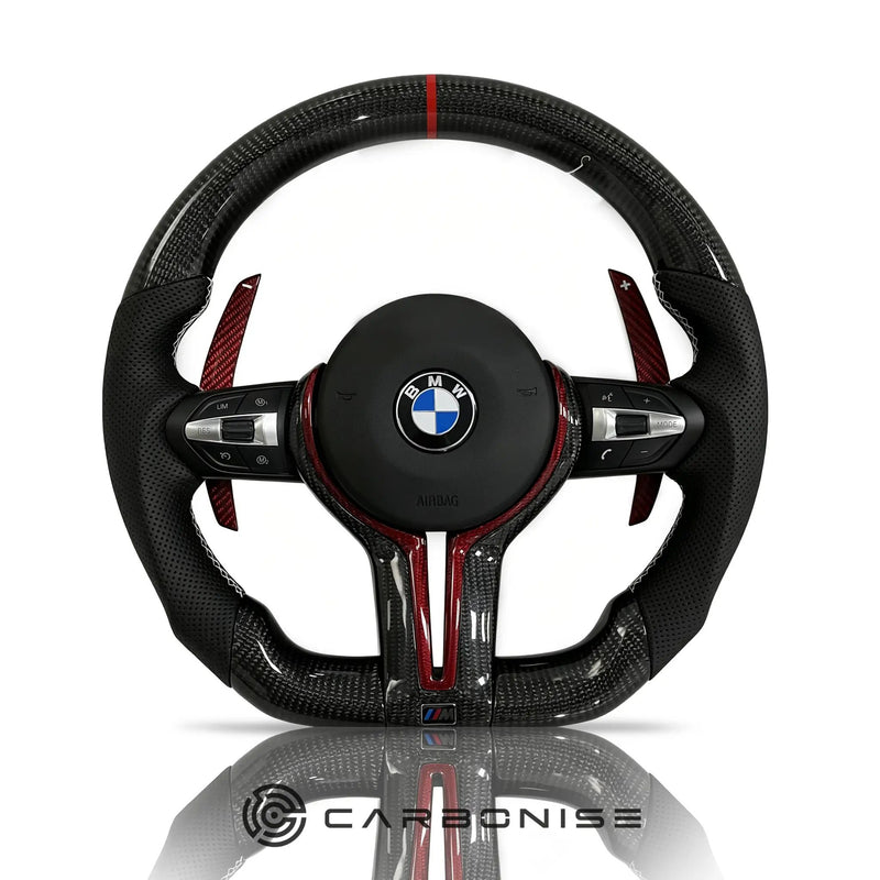 BMW Steering Wheel (Carbon Fiber+Perforated Leather) @34 by CARBONISE