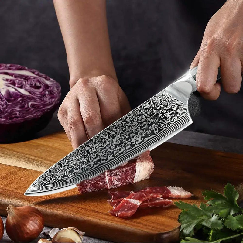 Damascus G10 Handle Household Chefs Knife For Slicing Meat And Vegetables Boning Knife by China Dropship