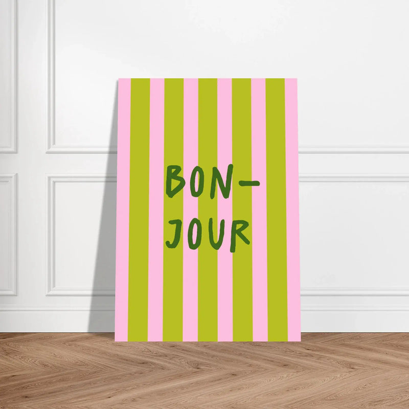Bonjour by Blank Wall Print Shop