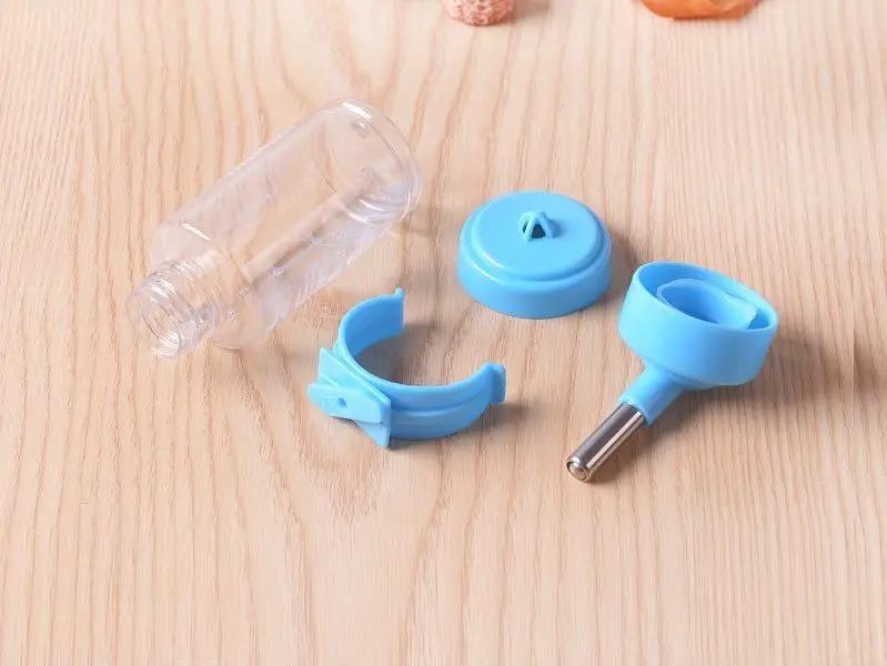3pcs*80ml Pet Hamster Drinking Leak Proof Water Bottle Kettle Guinea Pig - YELLOW by dealonline.co.nz