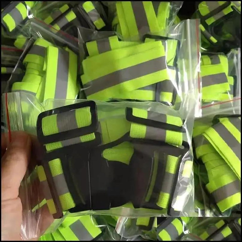 High Visibility Day And Night Adjustable Elastic Strip Safety Gear by dealonline.co.nz