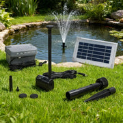 Solar Fountain Pump with Backup Battery by salelink.co.nz