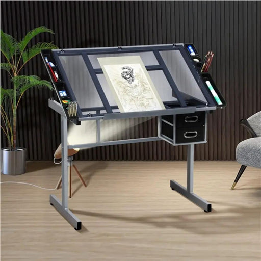 Adjustable Drafting Drawing Craft Table by Yaheetech