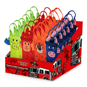 Animal Addiction Limited Dog Toy AFP Treasure Box Firehouse Safari Toys 32.5x32x25cm - 1 toy AFP Treasure Box Firehouse Safari Toys 32.5x32x25cm - 1 toy