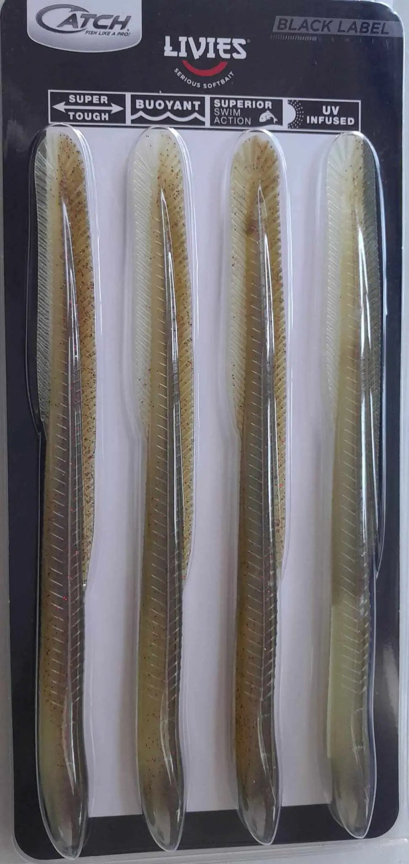 Catch Soft Bait Catch Livies Eels Tail 7in Dusty Shadow Catch Livies Eels Tail 7in Dusty Shadow Ultimate Bait