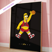 Homer x Jordan Limited Edition by Blank Wall Print Shop