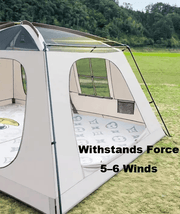 Family Tent Double Layers Waterproof Tent Manual pole setup PU3000+ LCF01633 by ECOTREK