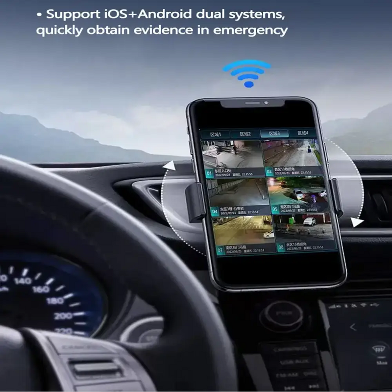 360° Dash Cam with WiFi & 24H Parking Mode (available in different storage capacity) by Habicare