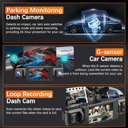 360° Dash Cam with WiFi & 24H Parking Mode (available in different storage capacity) by Habicare