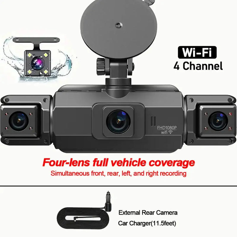 360° Dash Cam with WiFi & 24H Parking Mode (available in different storage capacity) by Habicare