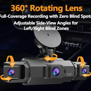 360° Dash Cam with WiFi & 24H Parking Mode (available in different storage capacity) by Habicare