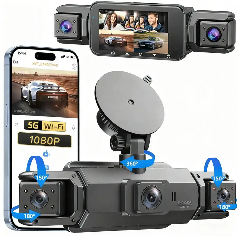 360° Dash Cam with WiFi & 24H Parking Mode (available in different storage capacity) by Habicare