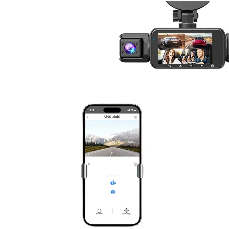360° Dash Cam with WiFi & 24H Parking Mode (available in different storage capacity) by Habicare
