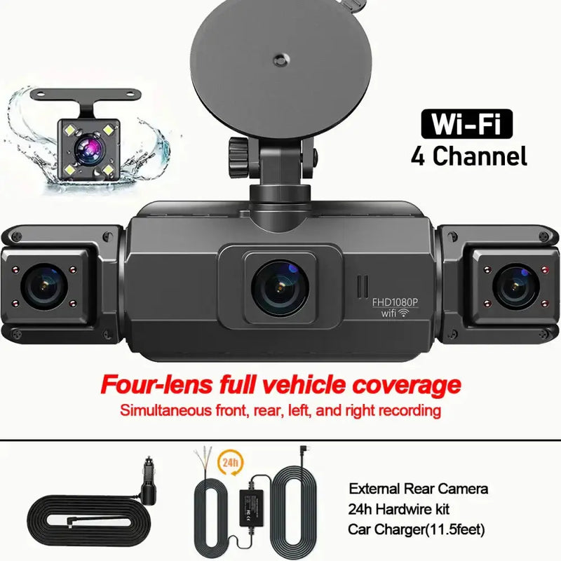 360° Dash Cam with WiFi & 24H Parking Mode (available in different storage capacity) by Habicare