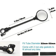 360° Rotatable Bicycle Handlebar Mirror by Habicare