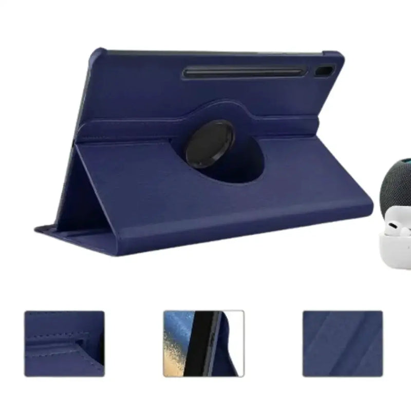 360° Rotating Case for Samsung Galaxy Tab (Dark Blue) by Habicare